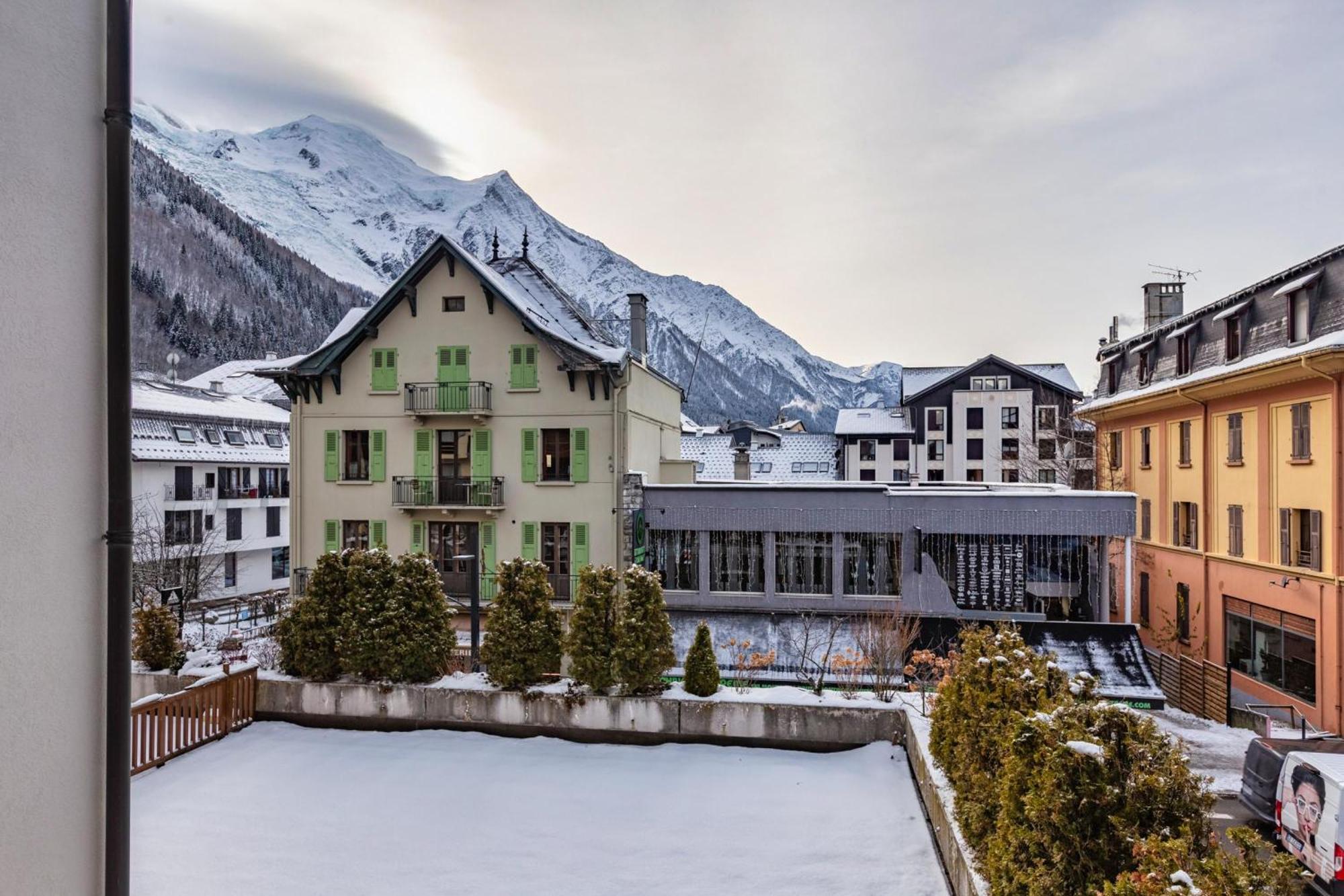 Duplex Aiguille Du Midi Large Terrasse - Happy Rentals 霞慕尼 外观 照片