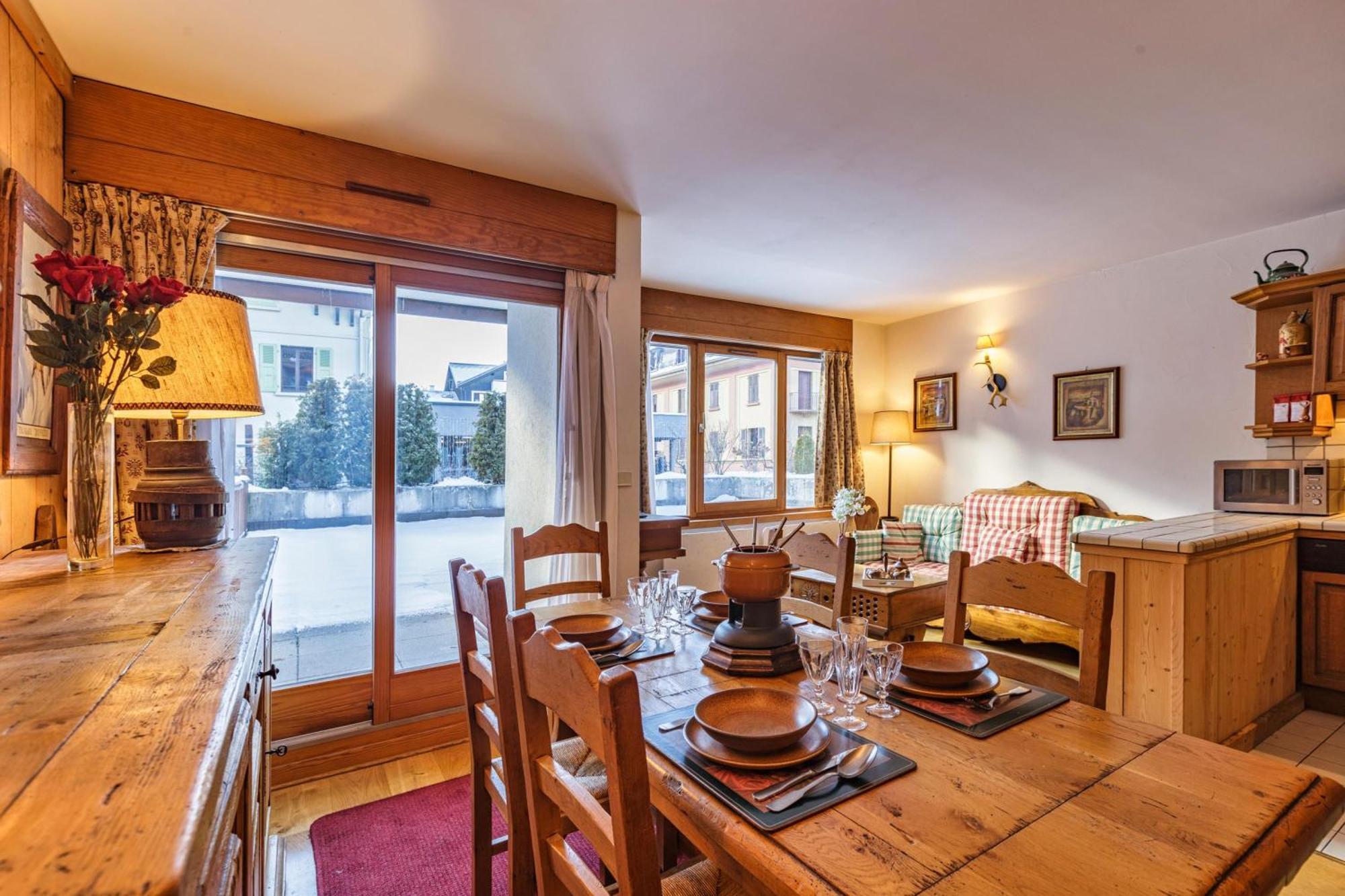 Duplex Aiguille Du Midi Large Terrasse - Happy Rentals 霞慕尼 外观 照片
