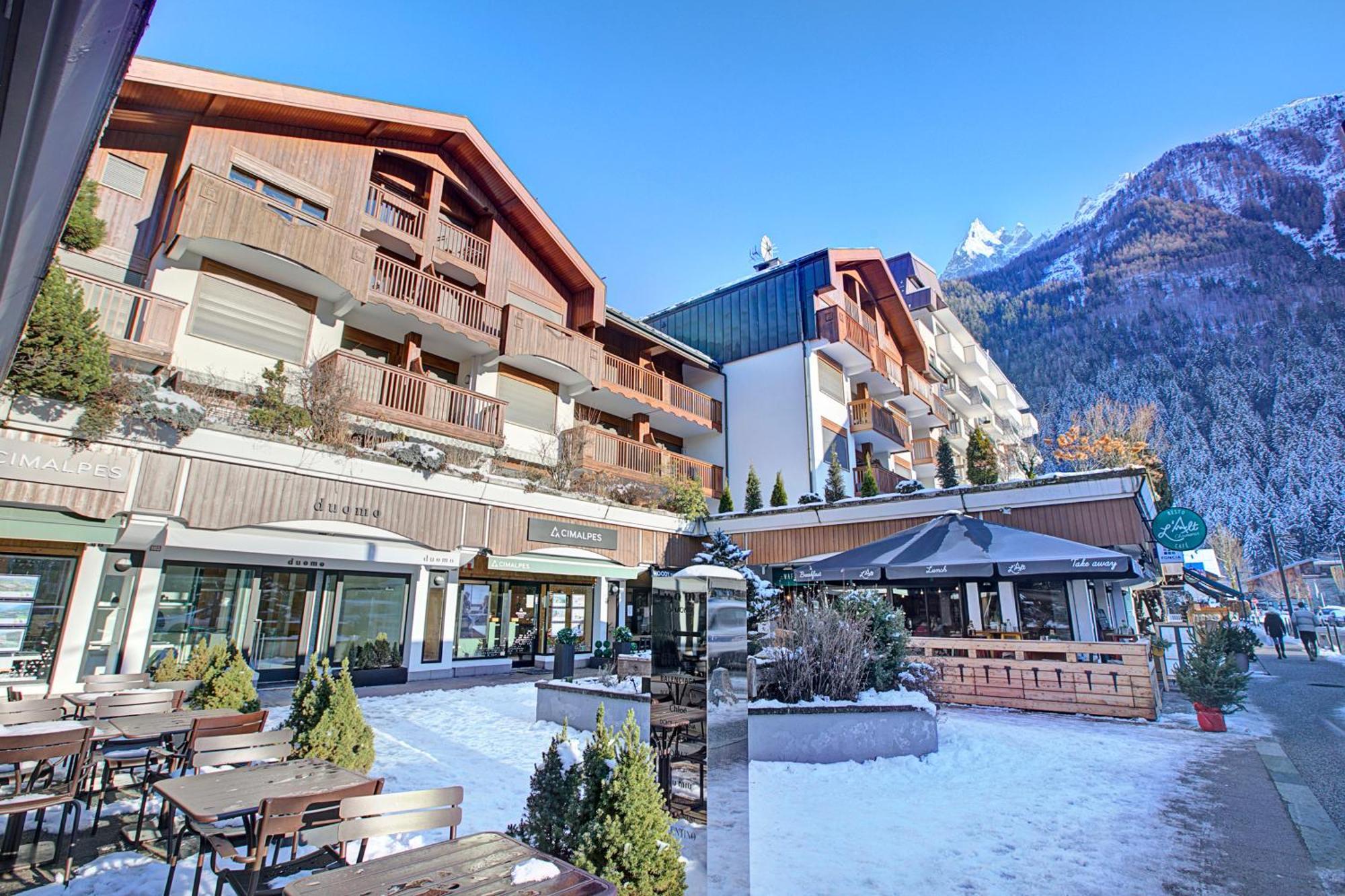 Duplex Aiguille Du Midi Large Terrasse - Happy Rentals 霞慕尼 外观 照片